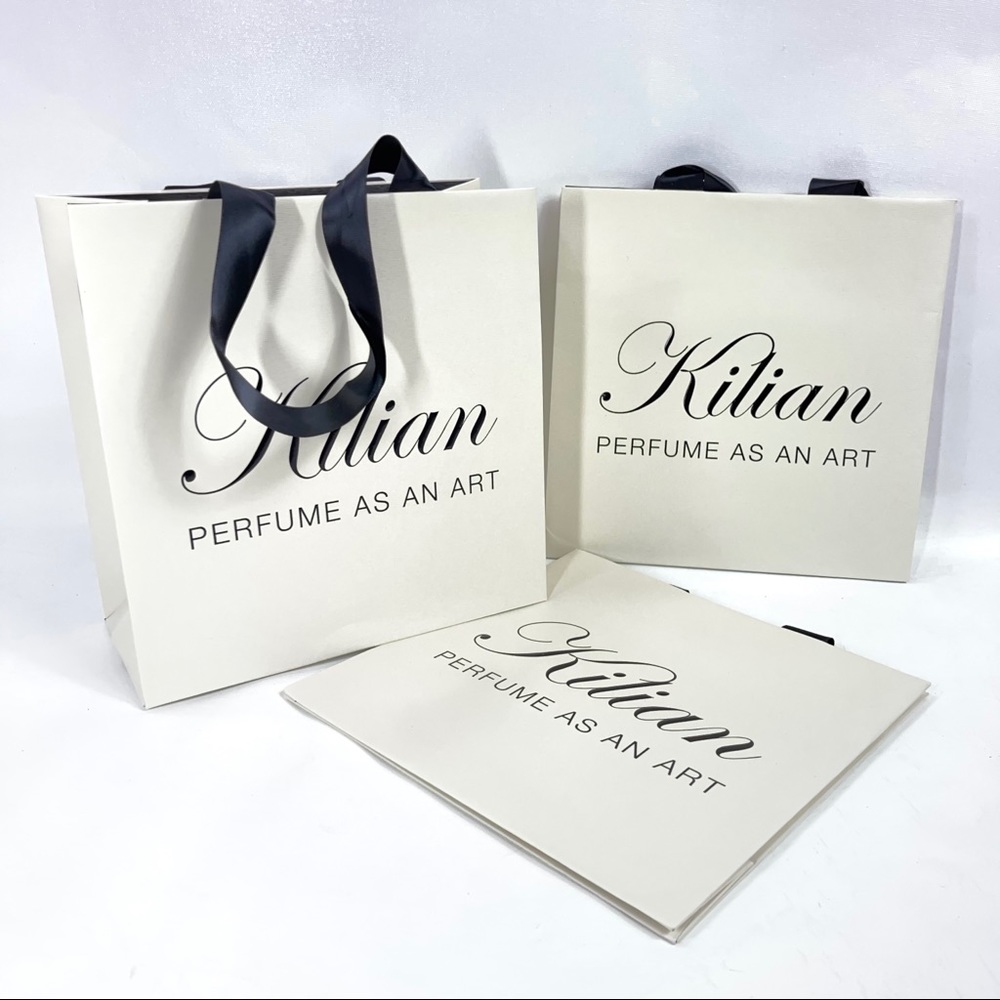 3x KILIAN Shopping Gift Paper Bag 8.6”x8.6”x4”